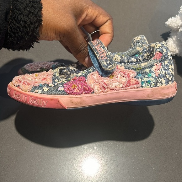 Lelli Kelly Kids Girl's Bella Dolly Flats Shoes - Toddler Size 24 - Picture 4 of 8